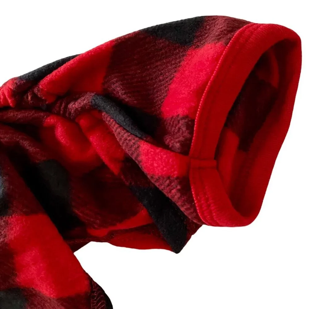 Wondershop Pet Pajamas Buffalo Check Black Red Dog Medium NEW NWT